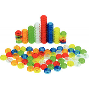 Boite de 500 capsules translucides coloris assortis